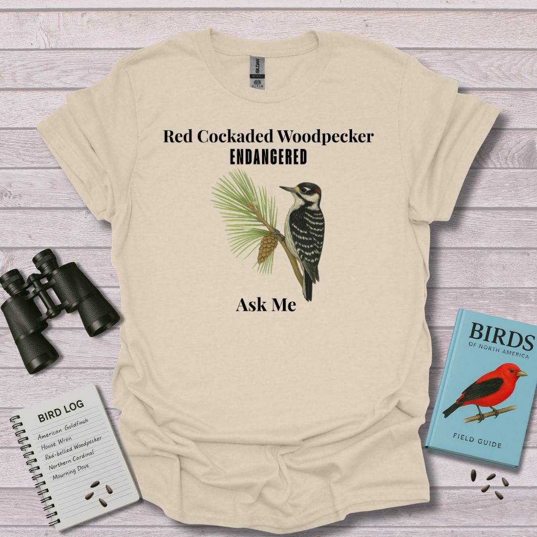 T-ShirtSwooply Red Woodpecker