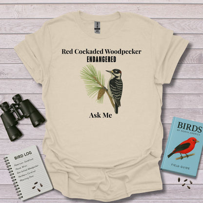 T-ShirtSwooply Red Woodpecker