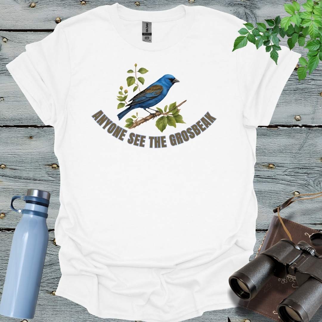 Any Grosbeaks'? T-Shirt - Swooply Shop