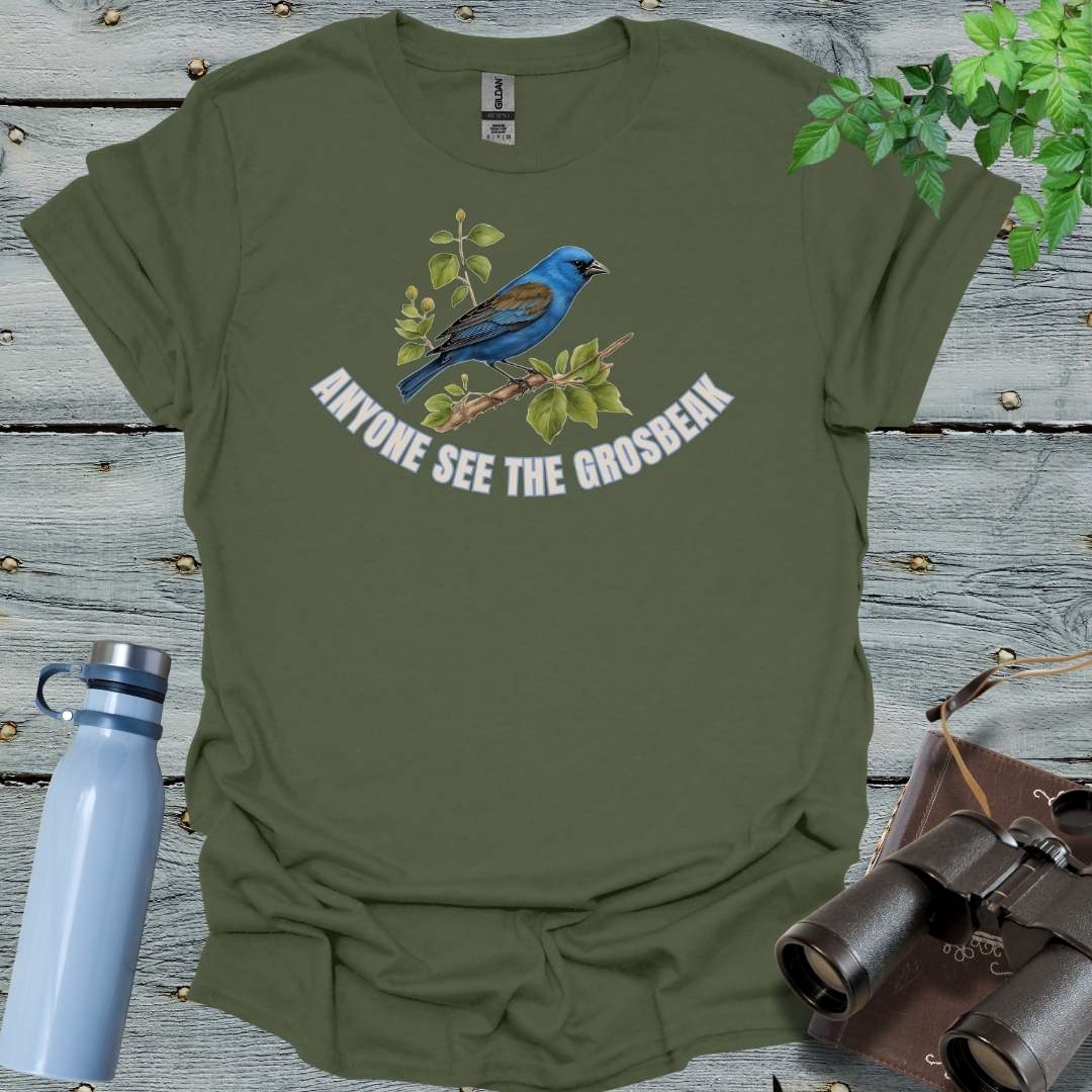 Any Grosbeaks'? T-Shirt - Swooply Shop