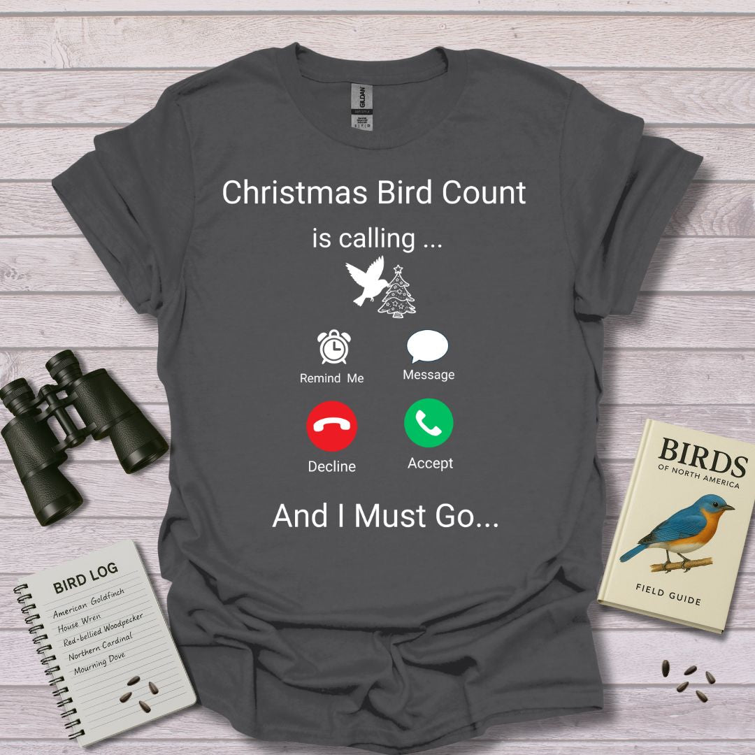 CHRISTMAS BIRD COUNT T-Shirt - Swooply Shop