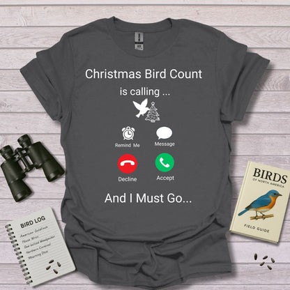 CHRISTMAS BIRD COUNT T-Shirt - Swooply Shop