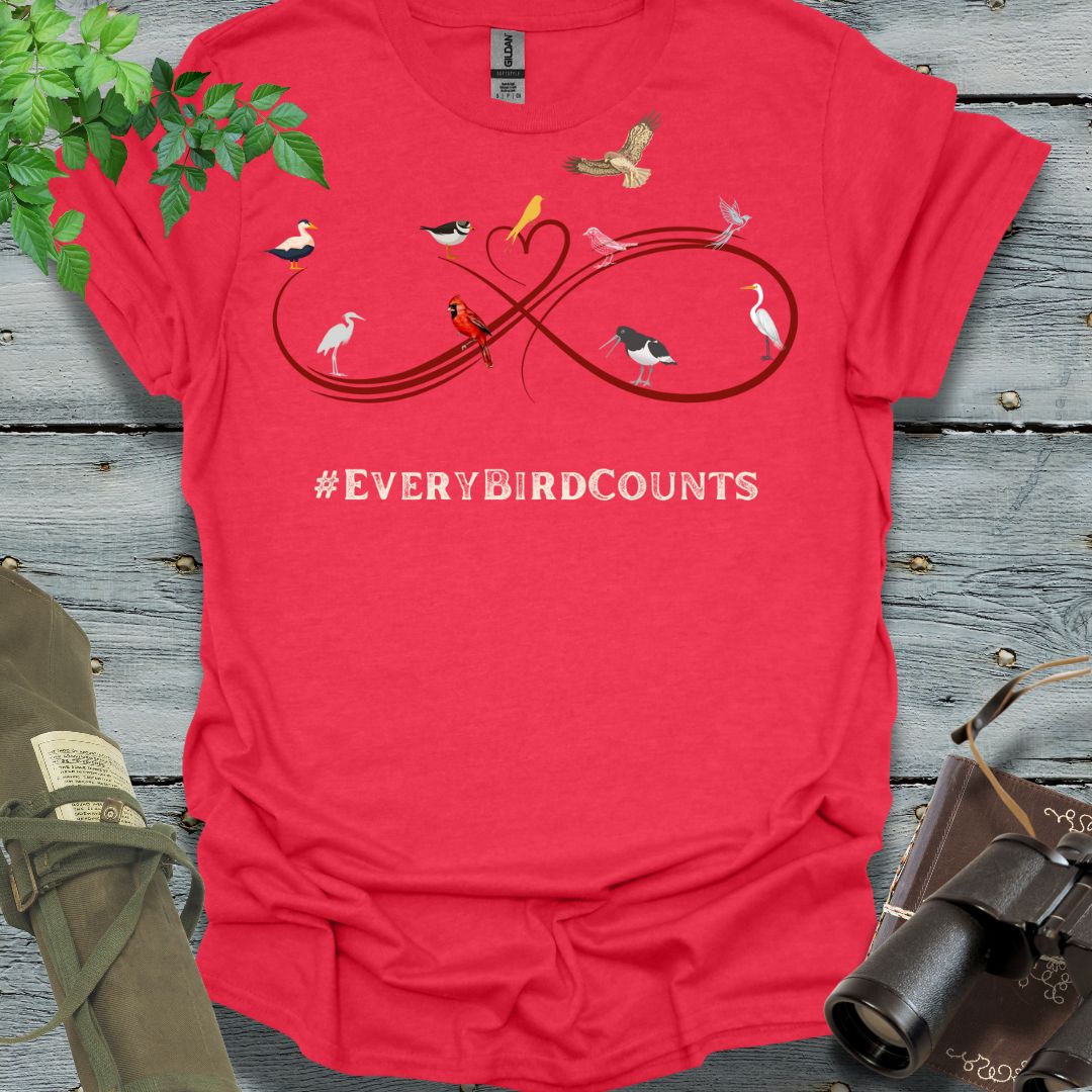 #EveryBirdCounts T-Shirt - Swooply Shop