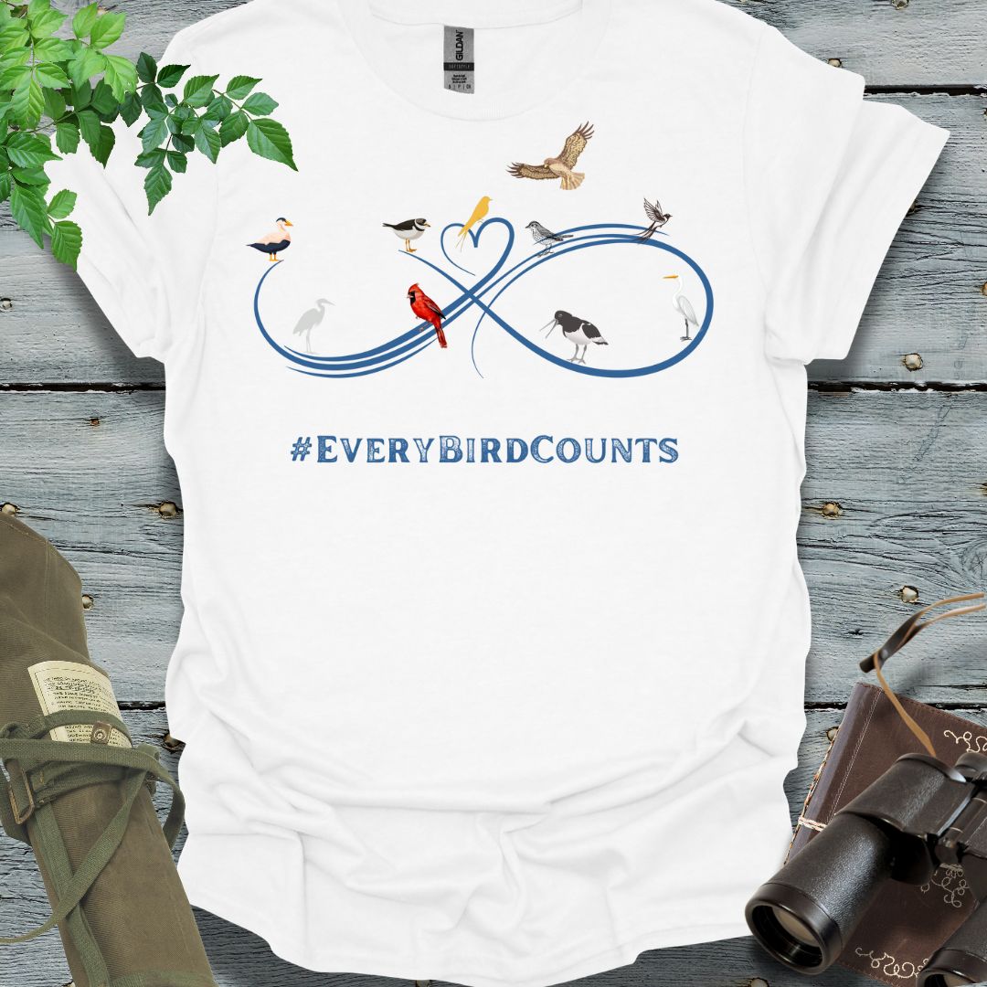 #EveryBirdCounts T-Shirt - Swooply Shop