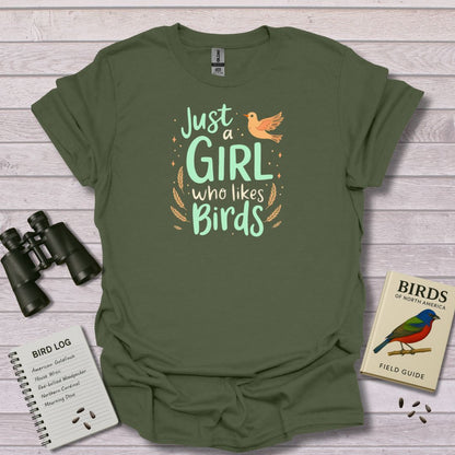 GIRL LIKING BIRDS - Swooply Shop