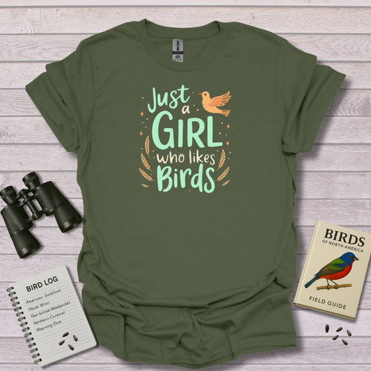 GIRL LIKING BIRDS - Swooply Shop