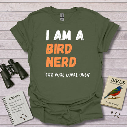 I am a Bird Nerd, for cool birds T-Shirt - Swooply Shop