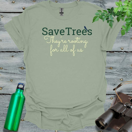 Rooting for us. T-Shirt - Swooply Shop