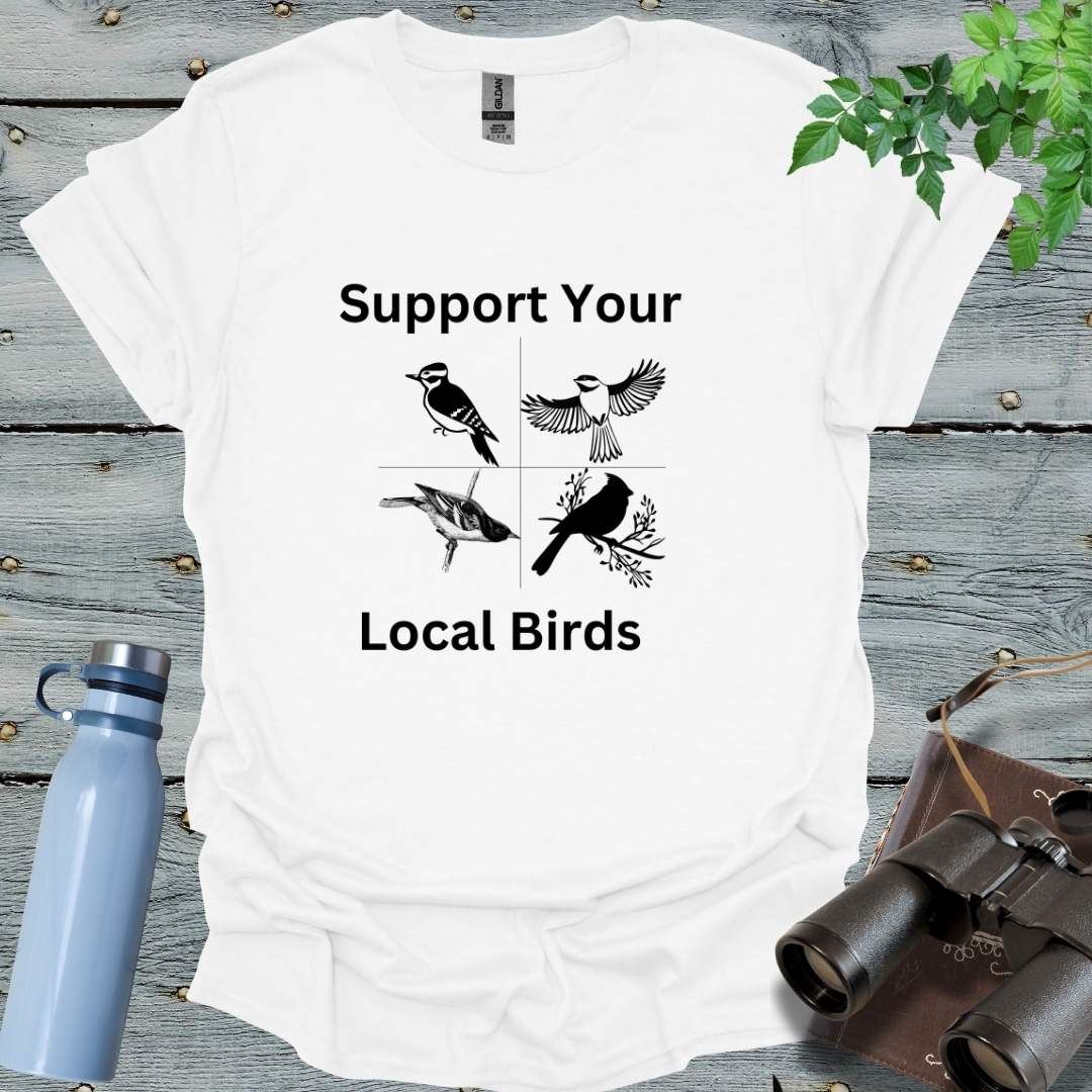 Support Birds T-Shirt - Swooply Shop