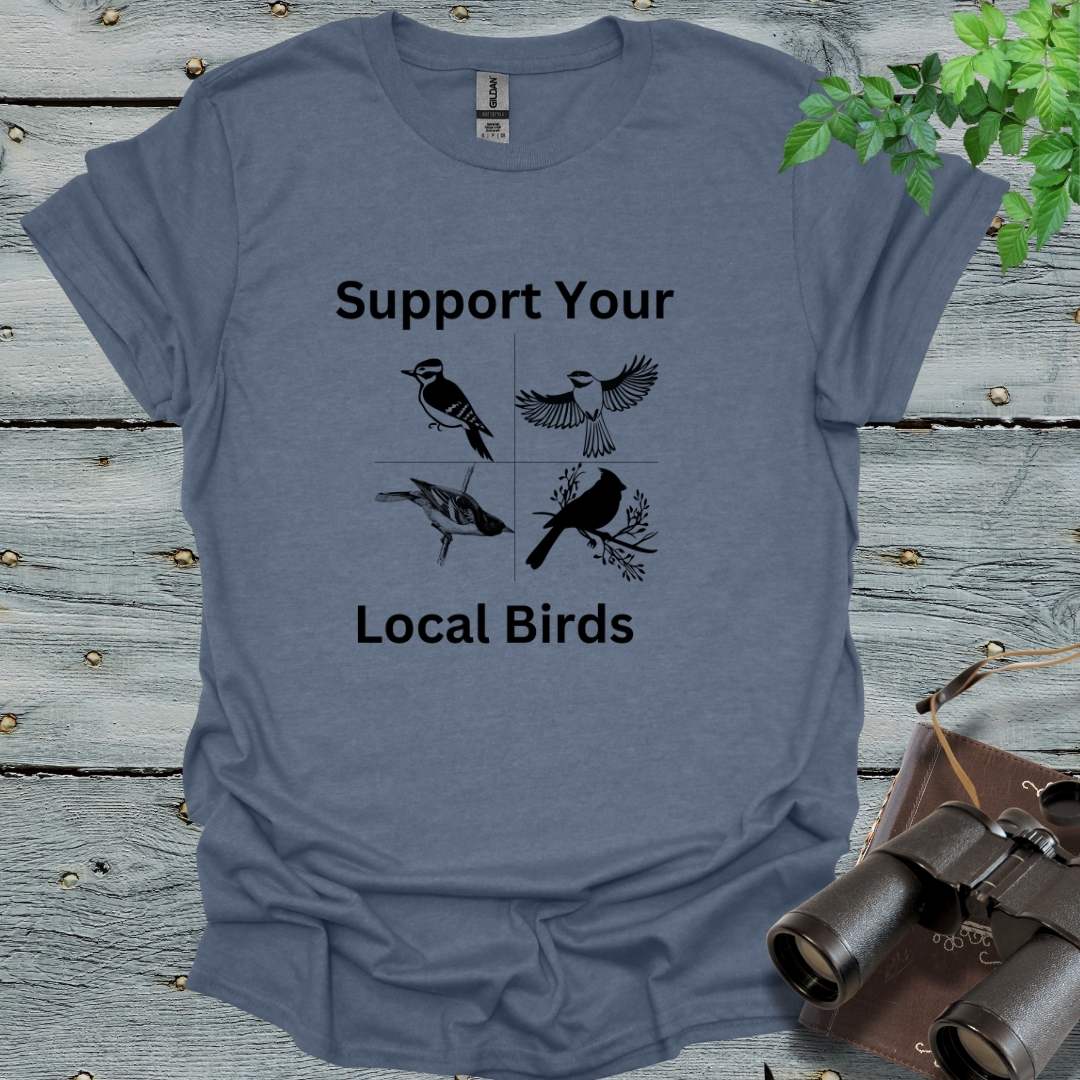Support Birds T-Shirt - Swooply Shop